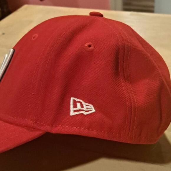 New Era 9 Forty Washington Nationals Adjustable Red Logo Hat - Picture 8 of 10